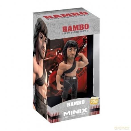 Minix Collectible Figurines Movies Rambo The First Blood Part 2 Rambo With Bow Figure 12 cm MNXA1000