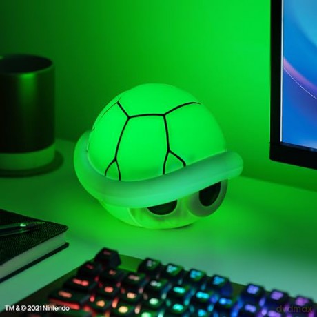 Paladone Nintendo Super Mario Green Shell Light with Sound PP8028NNV2