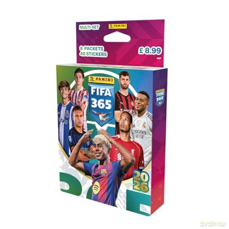 Panini Fifa 365 2026 Blister of 8 Packs 5 Stickers per Pack