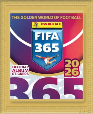 Panini Fifa 365 2026 Blister of 8 Packs 5 Stickers per Pack