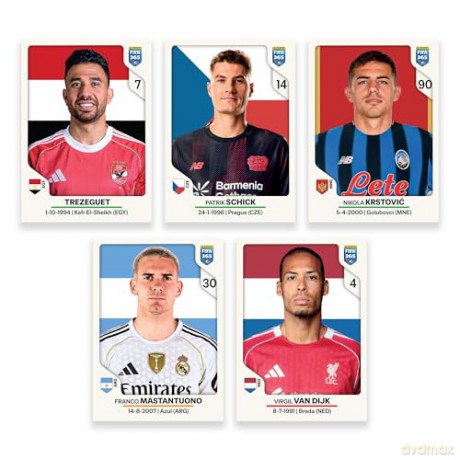 Panini Fifa 365 2026 Blister of 8 Packs 5 Stickers per Pack
