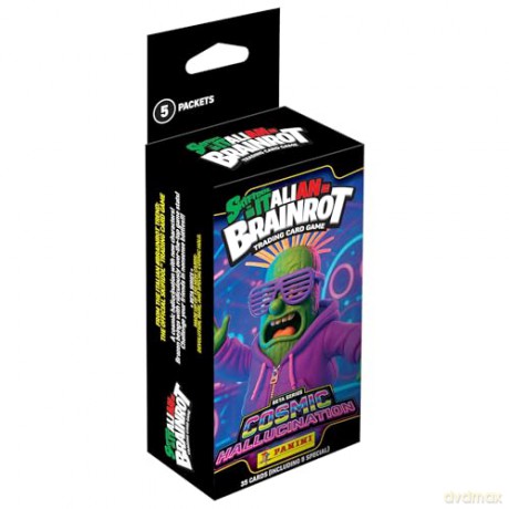 Panini Italian Brainrot 2 Beta Series Cosmic Hallucination Ecoblister Cards 5 Packs of 7 cards
