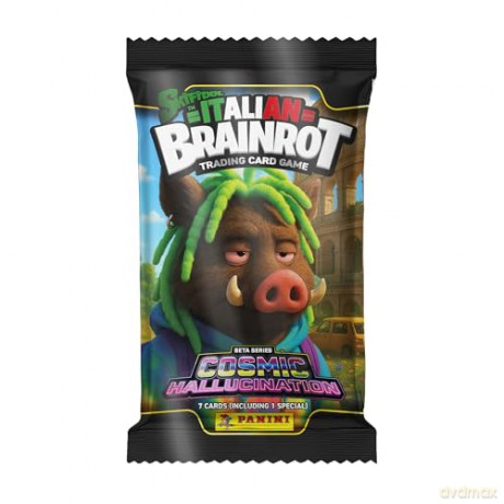 Panini Italian Brainrot 2 Beta Series Cosmic Hallucination Ecoblister Cards 5 Packs of 7 cards