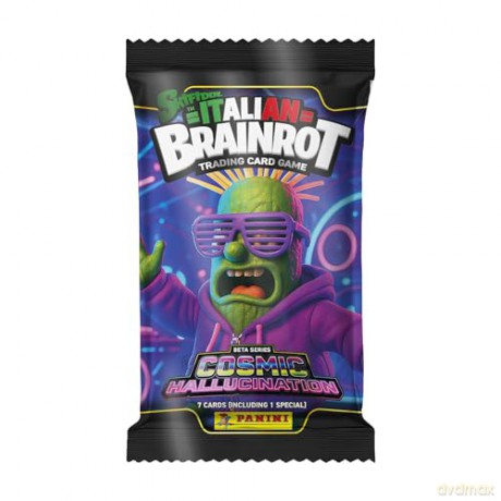Panini Italian Brainrot 2 Beta Series Cosmic Hallucination Ecoblister Cards 5 Packs of 7 cards