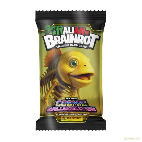 Panini Italian Brainrot 2 Beta Series Cosmic Hallucination Ecoblister Cards 5 Packs of 7 cards