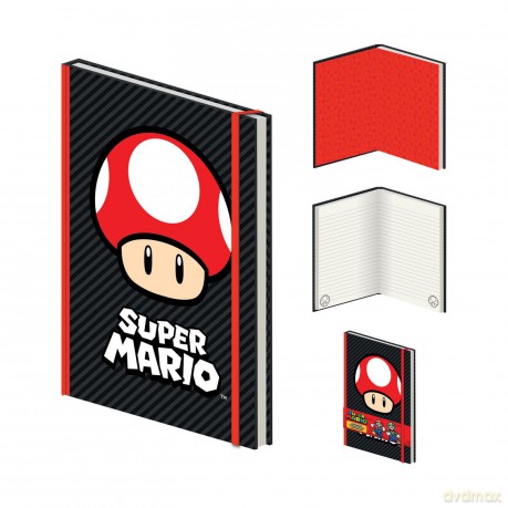 Pyramid Nintendo Super Mario Mushroom A5 Premium Notebook SR74601