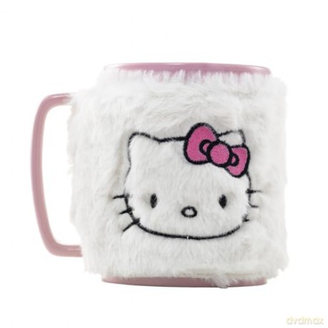 Pyramid Sanrio Hello Kitty Fuzzy Mug with Removable Cover FZMG2401850