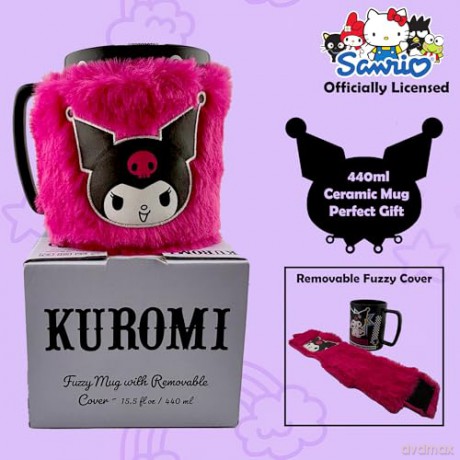 Pyramid Sanrio Kuromi Cheeky Punky Fuzzy Mug FZMG2401857