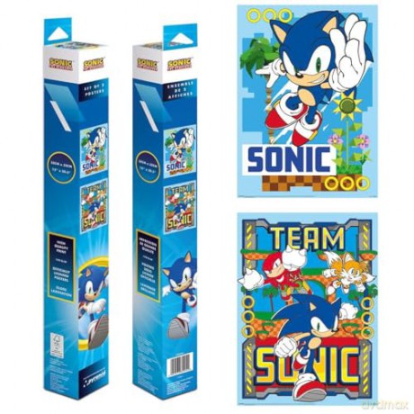 Pyramid SEGA Sonic The Hedgehog Poster Set 52x38cm PPB35404