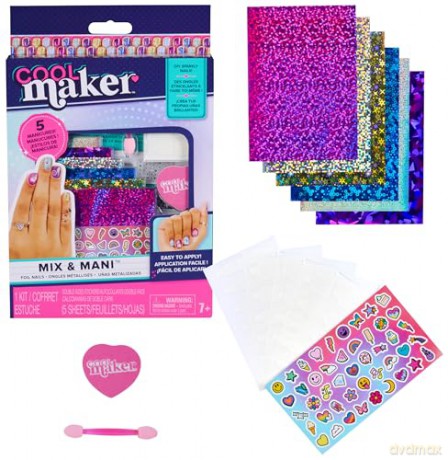 Spin Master Cool Maker Go Glam Foil Nails Set 6071780