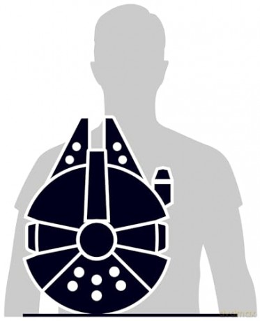 Spin Master Disney Star Wars 4D Build Millennium Falcon 3D Cardstock Puzzle Model Kit 6069815