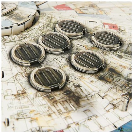 Spin Master Disney Star Wars 4D Build Millennium Falcon 3D Cardstock Puzzle Model Kit 6069815