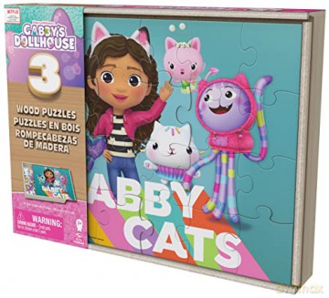 Spin Master Gabbys Dollhouse Wood Puzzle 6066549