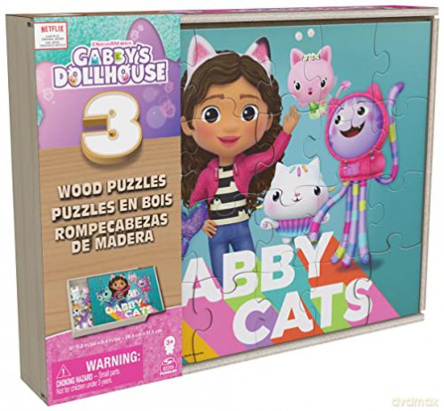 Spin Master Gabbys Dollhouse Wood Puzzle 6066549