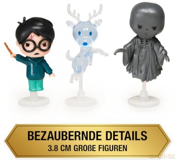 Spin Master Harry Potter Micro Magical Moments Harry PotterStag PatronusDementor Figures Set 6069437