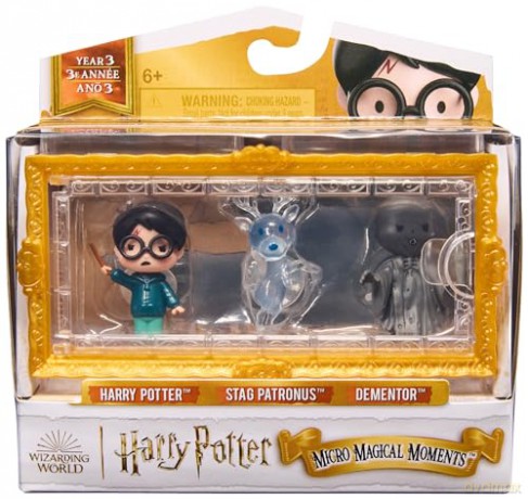 Spin Master Harry Potter Micro Magical Moments Harry PotterStag PatronusDementor Figures Set 6069437