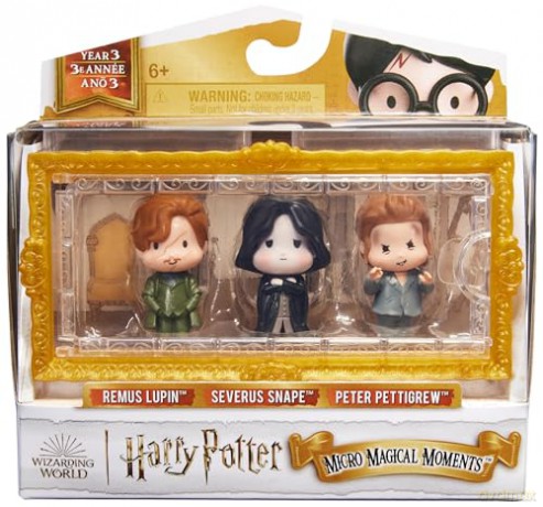 Spin Master Harry Potter Micro Magical Moments Remus LupinSeverus SnapePeter Pettigrew Figure Set 6069444