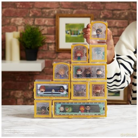 Spin Master Harry Potter Micro Magical Moments Ron WeaslyHedwigHarry Potter Mini Figures 3Pack 6068612