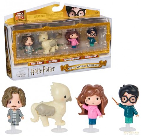 Spin Master Harry Potter Micro Magical Moments Sirius BlackBuckbeakHermine GrangerHarry Potter Figure Set 6069429