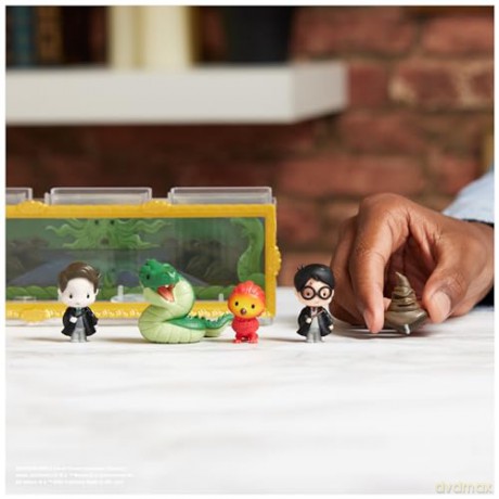 Spin Master Harry Potter Micro Magical Moments Tom RiddleThe BasiliskFawkesHarry Potter Mini Figures 5Pack 6068622