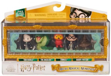 Spin Master Harry Potter Micro Magical Moments Tom RiddleThe BasiliskFawkesHarry Potter Mini Figures 5Pack 6068622