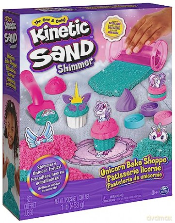 Spin Master Kinetic Sand Shimmer Unicorn Bake Shoppe 6065201