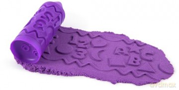 Spin Master Kinetic Sand Stamp N Roll Blue 20156277