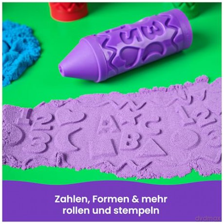 Spin Master Kinetic Sand Stamp N Roll Blue 20156277