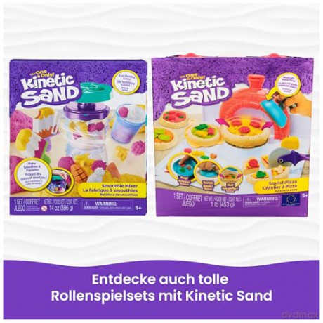 Spin Master Kinetic Sand Stamp N Roll Blue 20156277