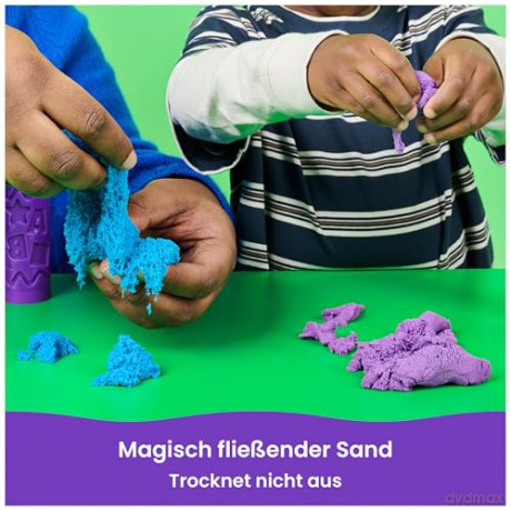 Spin Master Kinetic Sand Stamp N Roll Blue 20156277