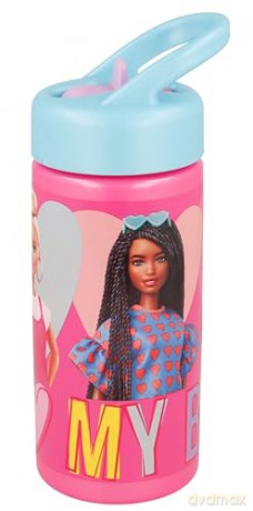 Stor Barbie Bb22 Playground Bidon dziecięcy ze słomką 410ml 15931
