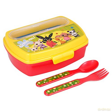 Stor Bing Funny Śniadanówka + sztućce 10529