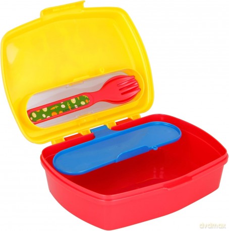 Stor Bing Funny Śniadanówka + sztućce 10529