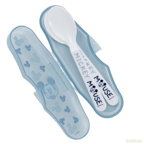 Stor Disney Mickey Mouse Full Of Smiles Toddler 2 Pcs PP Traveling Spoons 10466