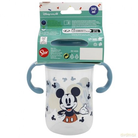 Stor Disney Mickey Mouse Full Of Smiles Toddler 360 Training Tumbler 395ml 13304