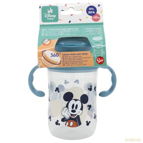 Stor Disney Mickey Mouse Full Of Smiles Toddler 360 Training Tumbler 395ml 13304