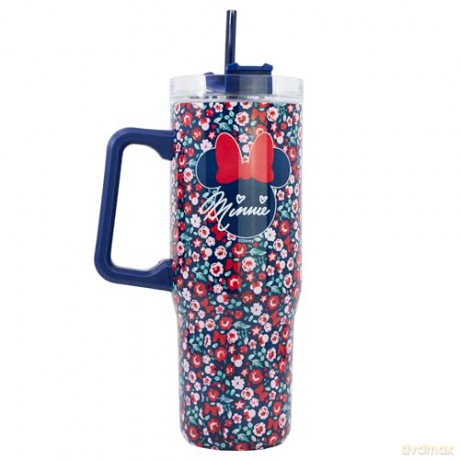 Stor Kubek termiczny XL Minnie Mouse Gardening 940 ml ze słomką, stal nierdzewna