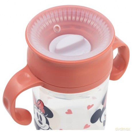Stor Disney Minnie Mouse Heart Full Toddler 360 Training Tumbler 395ml 13314
