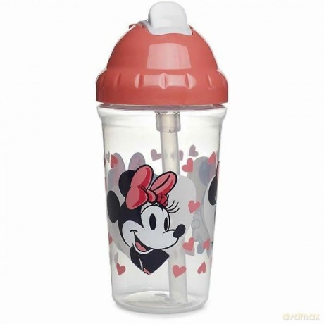 Stor Disney Minnie Mouse Heart Full Toddler Flexi Straw Cup 10786