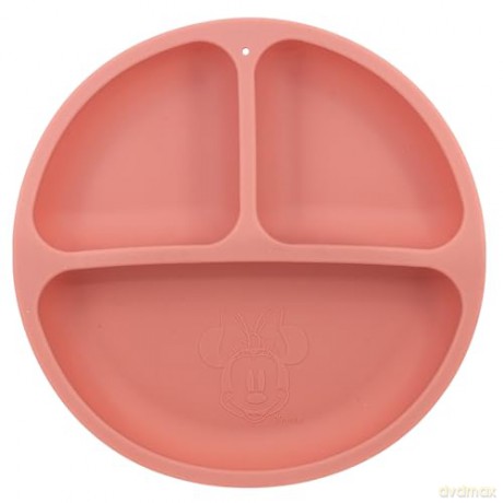 Stor Disney Minnie Mouse Toddler Divided Silicone Plate 12235