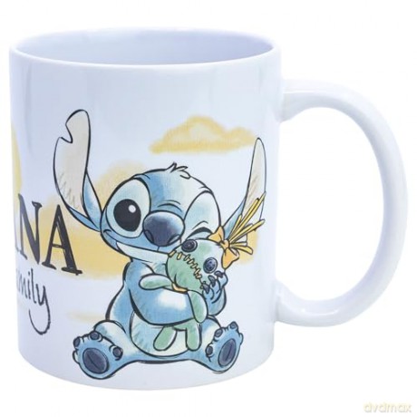 Stor Disney Stitch Angel Ohana Means Family Young Adult Ceramic Kubek 325ml