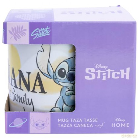 Stor Disney Stitch Angel Ohana Means Family Young Adult Ceramic Kubek 325ml