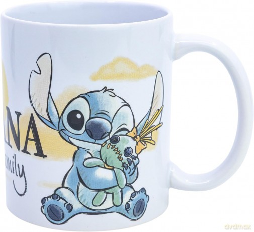 Stor Disney Stitch Angel Ohana Means Family Young Adult Ceramic Kubek 325ml
