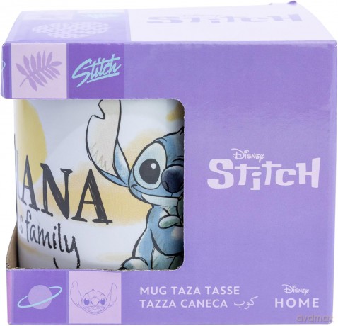 Stor Disney Stitch Angel Ohana Means Family Young Adult Ceramic Kubek 325ml