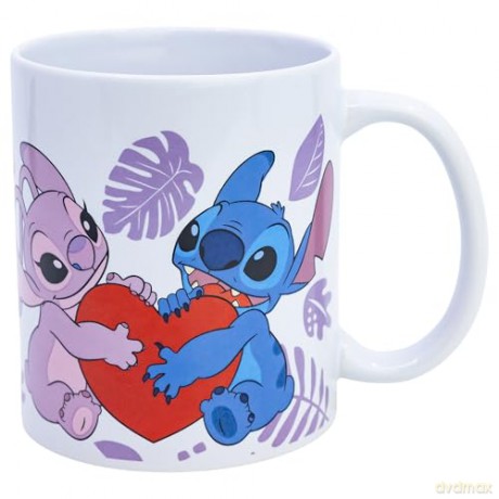 Stor Disney Stitch Angel with Heart Young Adult Ceramic Kubek 325ml