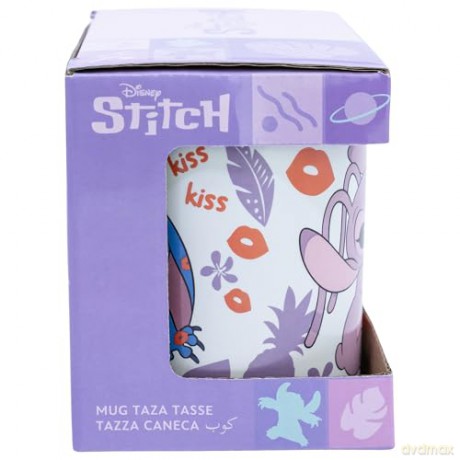 Stor Disney Stitch Angel with Heart Young Adult Ceramic Kubek 325ml