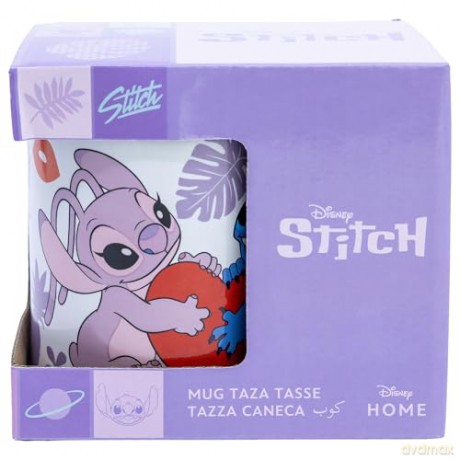 Stor Disney Stitch Angel with Heart Young Adult Ceramic Kubek 325ml