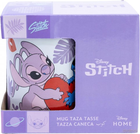Stor Disney Stitch Angel with Heart Young Adult Ceramic Kubek 325ml