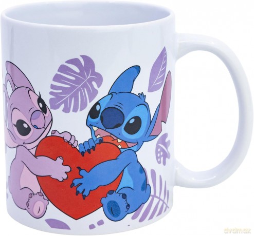 Stor Disney Stitch Angel with Heart Young Adult Ceramic Kubek 325ml