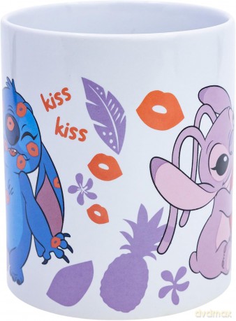 Stor Disney Stitch Angel with Heart Young Adult Ceramic Kubek 325ml